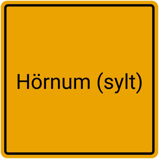 Meldebestätigung Hörnum (Sylt)